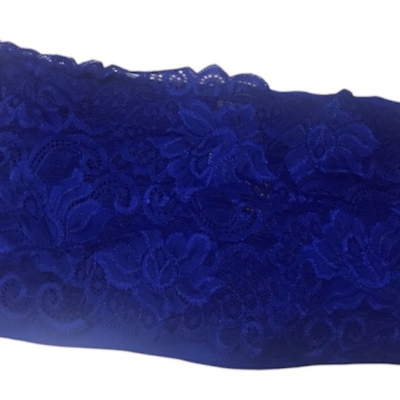 LF Lauemar 💕 Sexy royal blue lace Bandeau bra - Picture 6 of 7